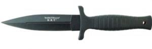 Schrade Smith & Wesson H.R.T. 4.75" Fixed Spear Point Plain 7Cr17MoV High Carbon SS Blade Thermoplastic Rubber Handle - SWHRT9BCP Schrade Smith & Wesson H.R.T. 4.75" Fixed Spear Point Plain 7Cr17MoV High Carbon SS Blade Thermoplastic Rubber Handle - SWHRT9BCP