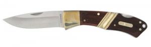 Old Timer Old Timer Mountain Beaver Sr. Lockback 3.20" Folding Drop Point Plain 9Cr18MoV High Carbon SS Blade Rosewood/Eb - 290TCP Old Timer Old Timer Mountain Beaver Sr. Lockback 3.20" Folding Drop Point Plain 9Cr18MoV High Carbon SS Blade Rosewood/Eb - 290TCP