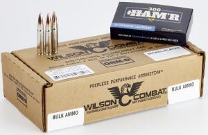 Wilson Combat Centerfire Rifle 300 HAM'R 135 gr Speer HAM'R Bonded Nickel Casing 20 Bx/10 Cs - A300HMR-135-HB-N Wilson Combat Centerfire Rifle 300 HAM'R 135 gr Speer HAM'R Bonded Nickel Casing 20 Bx/10 Cs - A300HMR-135-HB-N