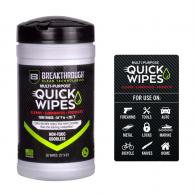 Breakthrough Clean BT-CLP-QW-50 Quick Wipes 3.50"x 3.50"x 6.50" Wipes 50 Count - BT-CLP-QW-50