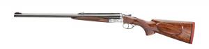 Rizzini USA Rhino Express Side by Side Rifle 470 Nitro Express 23" Coin Anodized Silver Oiled Turkish Walnut Double Gun - 7001-470