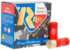 Main product image for Rio Ammunition TGHV368TX Top Game 10 12 Gauge 2.75" 2 3/4 oz 8 Shot 25 Per Box/10 Cs