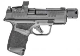 Springfield Armory Hellcat Micro-Compact RDP w/Hex Wasp 9mm 3.80" 11+1 Black Black Melonite Steel Slide - HC9389BTOSPWASPMS