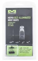 Meprolight Tru-Dot for HK USP Compact Fixed Self-Illuminated Tritium Handgun Sights - 115173101