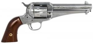 Taylors & Company 1875 Army Outlaw 45 Colt (LC) 6rd 5.50" Nickel Engraved Walnut Grip - 550408