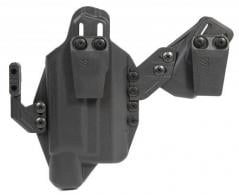 Blackhawk Stache Inside-The-Waistband LB For Glock 19 SL TLR 7/8 PREM Kit 02 Black Polymer Ambidextrous Hand - 416702BK