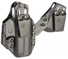 Blackhawk 416163BK Stache Inside-The-Waistband 63 Black Polymer IWB S&W Shield 9/40 Ambidextrous Hand - 416163BK Blackhawk 416163BK Stache Inside-The-Waistband 63 Black Polymer IWB S&W Shield 9/40 Ambidextrous Hand - 416163BK