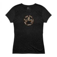 Magpul Raider Camo Icon Women's T-Shirt Black Small Short Sleeve - MAG1139-001-S