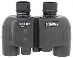 Steiner M830r Laser Rangefinder 8x30mm Mil Radian Ranging Reticle Floating Prism Black Rubber Armor - 2680