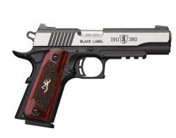Browning 1911-380 Black Label Medallion Pro 380 ACP 4.25" 8+1 Matte Black Stainless Steel w/Matte Black Accents Slide - 051971492 Browning 1911-380 Black Label Medallion Pro 380 ACP 4.25" 8+1 Matte Black Stainless Steel w/Matte Black Accents Slide - 051971492