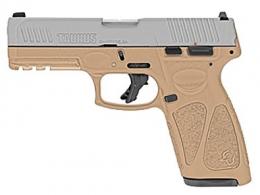 Taurus G3 9mm Luger 4" 15+1 Tan Matte Stainless Steel Slide Tan Polymer Grip - 1G3B949T15 Taurus G3 9mm Luger 4" 15+1 Tan Matte Stainless Steel Slide Tan Polymer Grip - 1G3B949T15