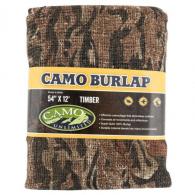 Camo Unlimited Camouflage Burlap 54"x12' Timber Pattern - 9560