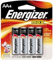 Energizer AA Max (4) - E91BP-4 Energizer AA Max (4) - E91BP-4