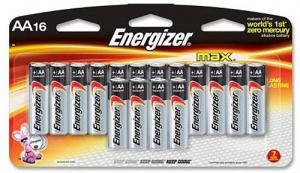 Energizer AA Max (16) - E91LP-16 Energizer AA Max (16) - E91LP-16