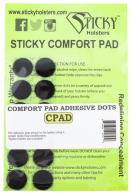 Sticky Holsters Comfort Pad Adhesive Dots Black Velcro Ambidextrous Hand - COMFORTPADADHESIVE