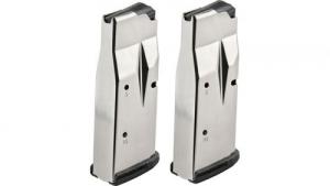 Ruger OEM Value Pack 9mm Luger Ruger Max-9 10rd Nickel Detachable Magazine 2 Per Pack