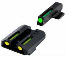 TruGlo TFO for Sig P-Series with #8 Front & Rear Fiber Optic Handgun Sight - TG-TG131ST1Y