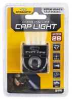 CYCLP BLACK HAT CLIP WHITE LED LIGHT - CYC-HCBLK-W