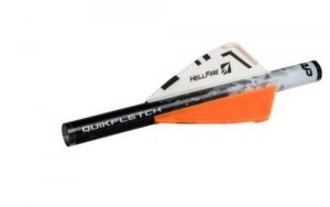 NAP Quikfletch Hellfire White/Orange/Orange 2 in. 6 pk - NAP-60-034