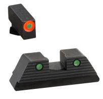 Ameriglo For Glock Trooper Set 3-Dot Green Tritium Handgun Sight