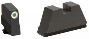 Ameriglo Tall Suppressor Height 3XL Set for Glock White Outline Green Tritium Handgun Sight - GL491 Ameriglo Tall Suppressor Height 3XL Set for Glock White Outline Green Tritium Handgun Sight - GL491