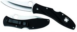 Spyderco Folding Knife w/Plain Edge - C66PBK3 Spyderco Folding Knife w/Plain Edge - C66PBK3