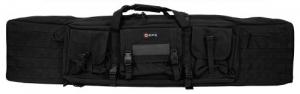 G*Outdoors Double Rifle Case Black 600D Polyester 55" L x 12.75" H x 9" W - DRC55