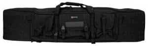 G*Outdoors Double Rifle Case Black 600D Polyester 55" L x 12.75" H x 9" W