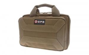 G*Outdoors Pistol Case Flat Dark Earth 600D Polyester 13" L x 9" H x 5.50" W