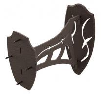 Skullhooker Single Shoulder Mount Mounting Kit Wall Mount Steel Brown Small/Mid-Size Game