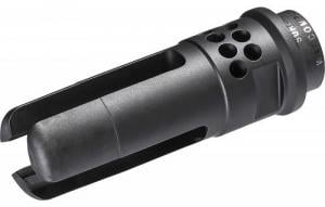 SureFire Warcomp 3-Prong Flash Hider M15x1 2.70" Black DLC Stainless Steel Ported for 5.56x45mm NATO HK 417