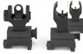 Samson Quick Flip Folding Sights HK Front, A2 Rear Extended Black Anodized