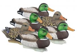 Higdon Outdoors Standard Mallard Floaters Mallard Species Multi Color Foam Filled 6 Pack - 19023