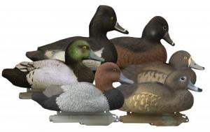 Higdon Outdoors Standard Diver Pack Bluebill/Redhead/Ringneck Species Multi Color Foam Filled 6 Pack - 19994 Higdon Outdoors Standard Diver Pack Bluebill/Redhead/Ringneck Species Multi Color Foam Filled 6 Pack - 19994