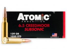 ATOMIC 6.5 CRD 129 HPBT SUBSONIC 20/10 - 00482