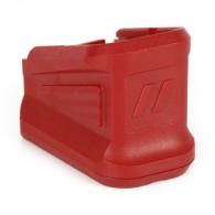 ZEV Polymer For Glock Basepad - Red +5 - BPAD-G17-5-R