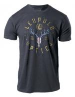 LEU AMERICAN WHITETAIL TEE LG CHARCOAL - 179142