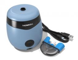 Thermacell E55B E-Series Rechargeable Repeller Light Blue Effective 20 ft Odorless Scent Repels Mosquito Effective Up to 12 hrs - 415