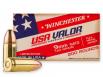Main product image for Winchester USA Valor Full Metal Jacket 9mm NATO Ammo 124 gr 200 Round Box