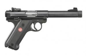 Ruger Mark IV Target Blued Threaded 22 Long Rifle Pistol