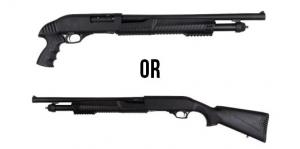 SDS SLB X2 12GA PUMP 18.5 Synthetic Stock With Additional Pistol Grip