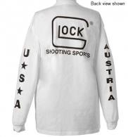 Glock LONG SLV TEE M WHT - AP61404