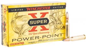 Winchester Super X 100th Anniversary Power-Point Soft Point 308 Winchester Ammo 150 gr 20 Round Box - X308100 Winchester Super X 100th Anniversary Power-Point Soft Point 308 Winchester Ammo 150 gr 20 Round Box - X308100