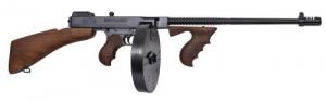 Thompson 1927A-1 Deluxe Carbine .45 ACP 18" 20+1 (Stick), 100+1 (Drum) Blued American Walnut Removeable Fixed Stock Wood - T1B100D Thompson 1927A-1 Deluxe Carbine .45 ACP 18" 20+1 (Stick), 100+1 (Drum) Blued American Walnut Removeable Fixed Stock Wood - T1B100D