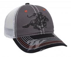 Outdoor Cap WIN35B Winchester Cap Cotton Twill Black/Charcoal/White Unstructured OSFA - WIN35B