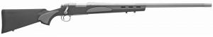 Remington Arms Firearms 700 Varmint SF 22-250 Rem 5+1 Cap 26 Polished Stainless Rec/Barrel Matte Black Fixed Hogue OverMolded