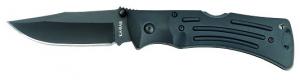 Kabar Folding Knife w/Clip Point Blade & Straight Edge