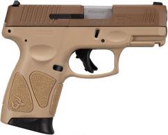 Taurus G3C MA Compliant Tan/Coyote Cerakote 9mm Pistol - 1G3C93ETMA Taurus G3C MA Compliant Tan/Coyote Cerakote 9mm Pistol - 1G3C93ETMA