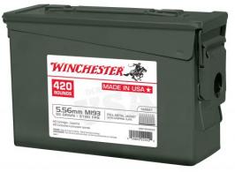 Winchester Ammo USA 5.56x45mm NATO 55 gr Full Metal Jacket (FMJ) 420 Bx/ 2 Cs