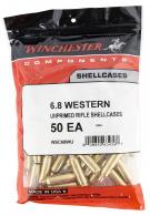 Winchester Ammo WSC68WU Unprimed Cases 6.8 Western Rifle Brass 50 Per Bag - WSC68WU